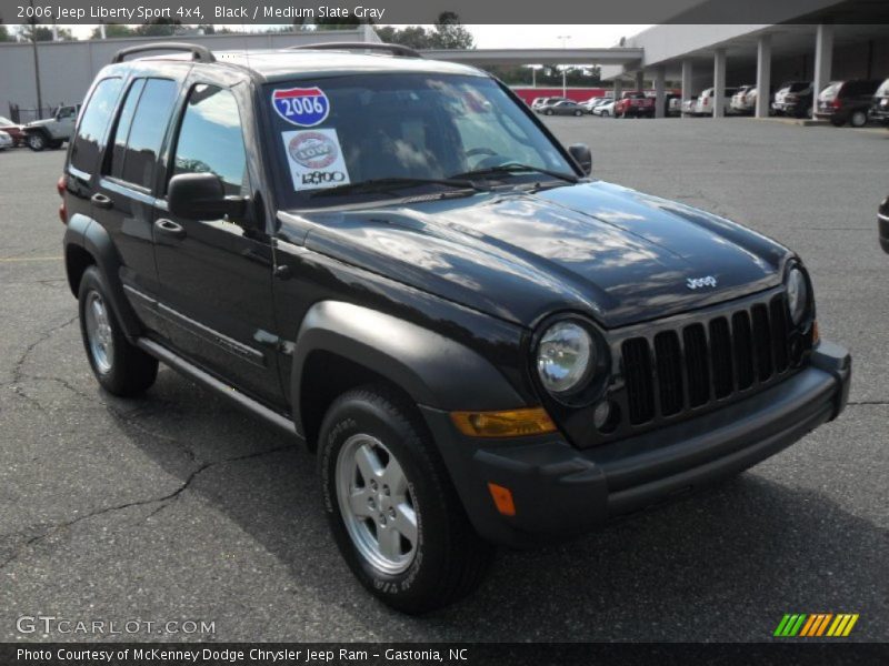 Black / Medium Slate Gray 2006 Jeep Liberty Sport 4x4
