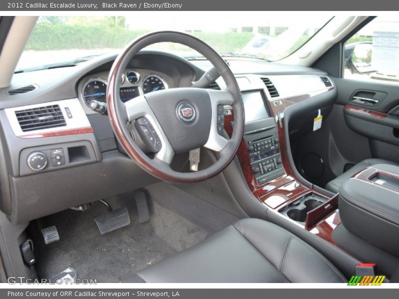 Ebony/Ebony Interior - 2012 Escalade Luxury 