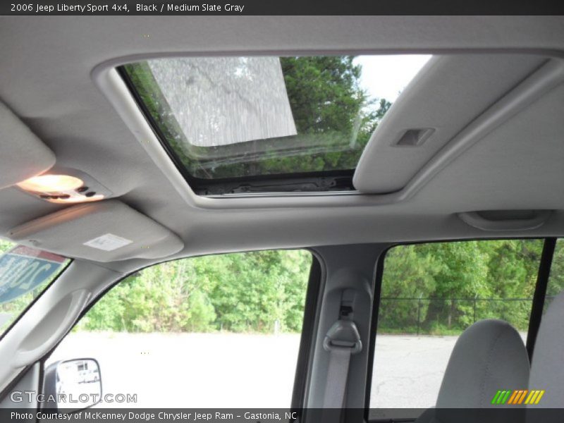 Black / Medium Slate Gray 2006 Jeep Liberty Sport 4x4