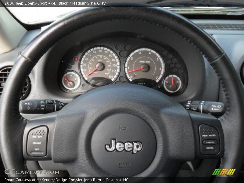 Black / Medium Slate Gray 2006 Jeep Liberty Sport 4x4