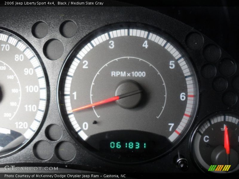 Black / Medium Slate Gray 2006 Jeep Liberty Sport 4x4