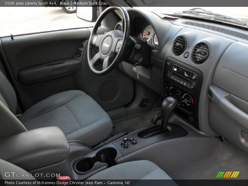 Black / Medium Slate Gray 2006 Jeep Liberty Sport 4x4