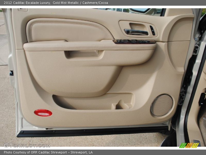 Gold Mist Metallic / Cashmere/Cocoa 2012 Cadillac Escalade Luxury