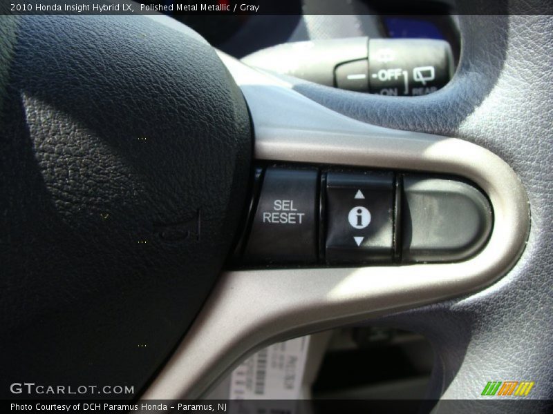 Polished Metal Metallic / Gray 2010 Honda Insight Hybrid LX