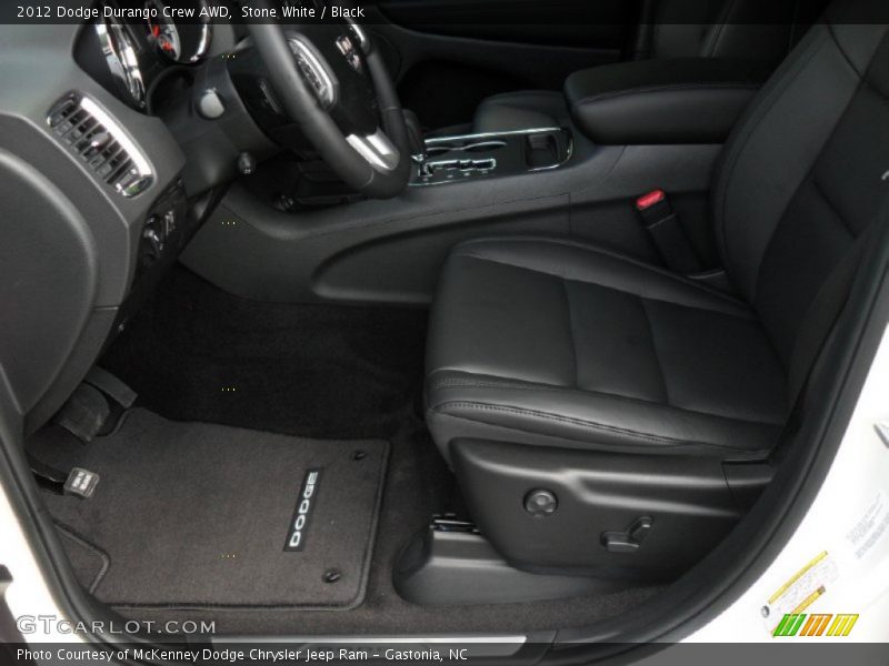  2012 Durango Crew AWD Black Interior