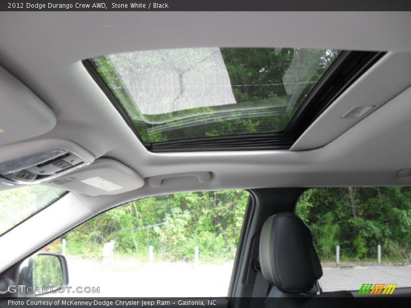 Sunroof of 2012 Durango Crew AWD