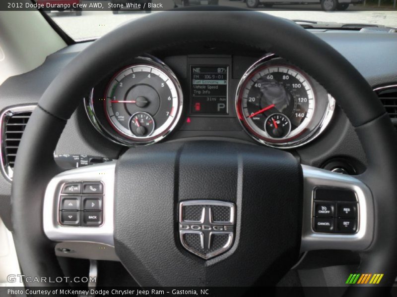  2012 Durango Crew AWD Steering Wheel