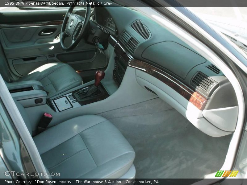 Anthracite Metallic / Grey 1999 BMW 7 Series 740iL Sedan