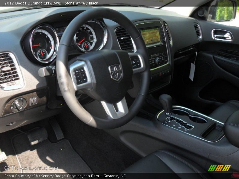 Black Interior - 2012 Durango Crew AWD 