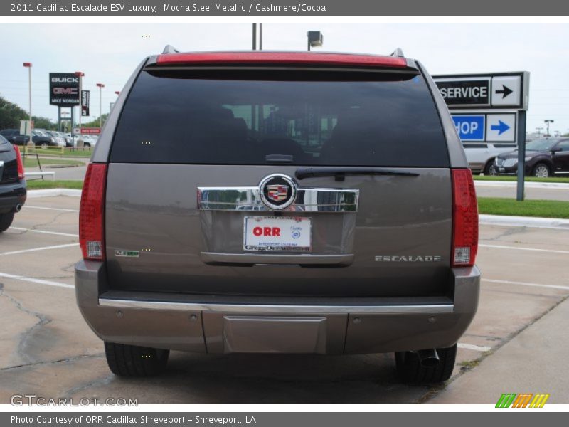 Mocha Steel Metallic / Cashmere/Cocoa 2011 Cadillac Escalade ESV Luxury