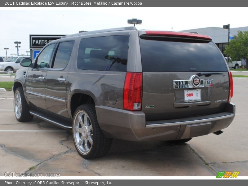 Mocha Steel Metallic / Cashmere/Cocoa 2011 Cadillac Escalade ESV Luxury