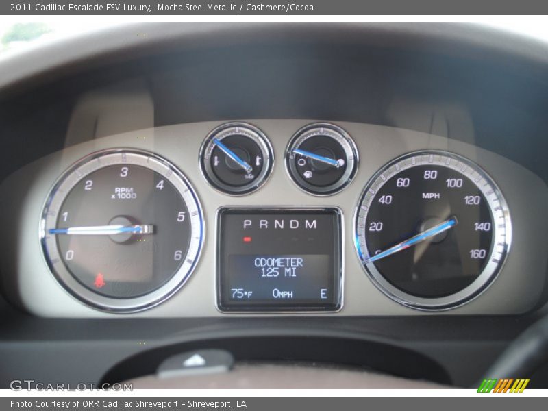  2011 Escalade ESV Luxury ESV Luxury Gauges