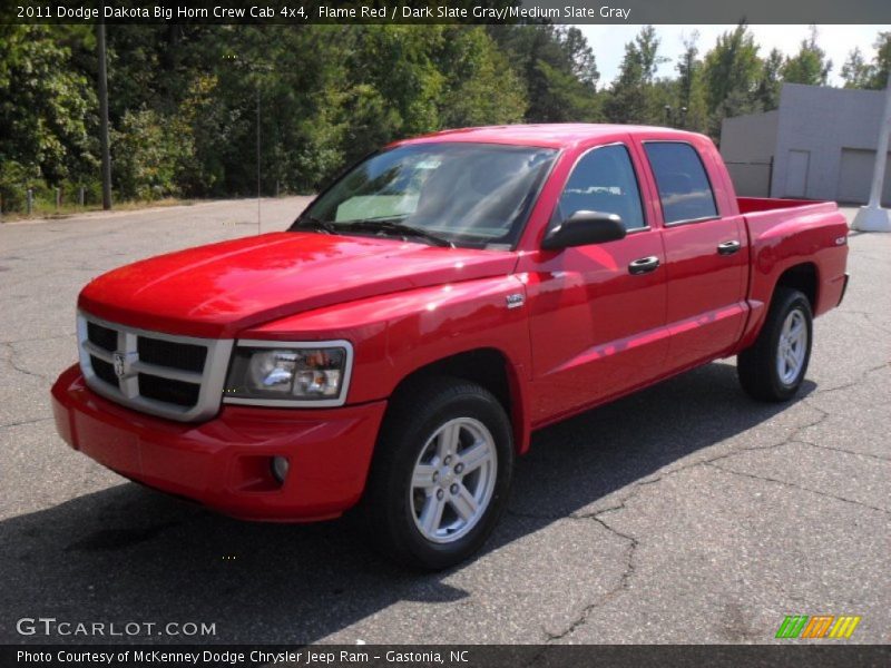  2011 Dakota Big Horn Crew Cab 4x4 Flame Red