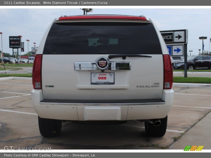 White Diamond Tricoat / Cashmere/Cocoa 2011 Cadillac Escalade