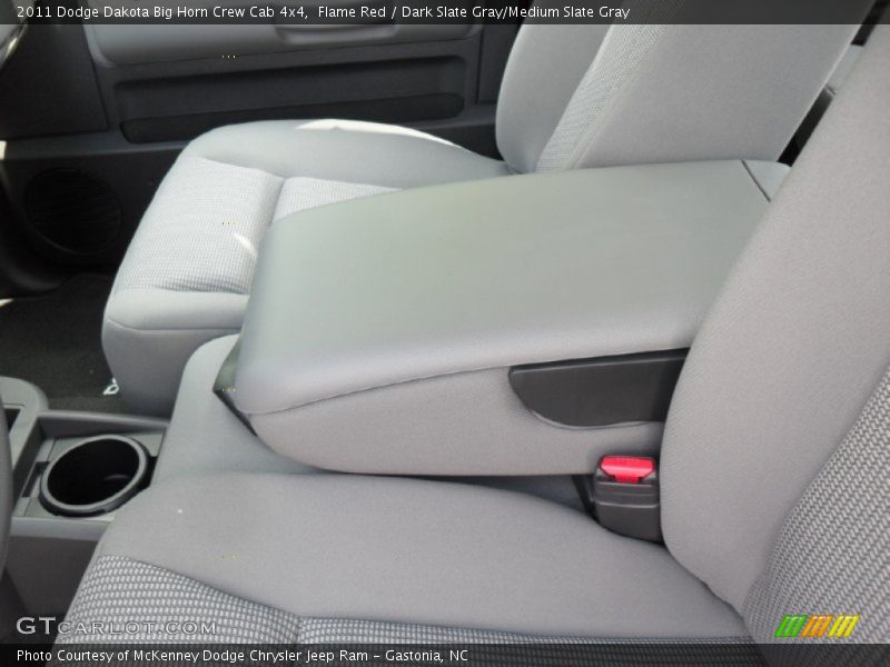 Flame Red / Dark Slate Gray/Medium Slate Gray 2011 Dodge Dakota Big Horn Crew Cab 4x4