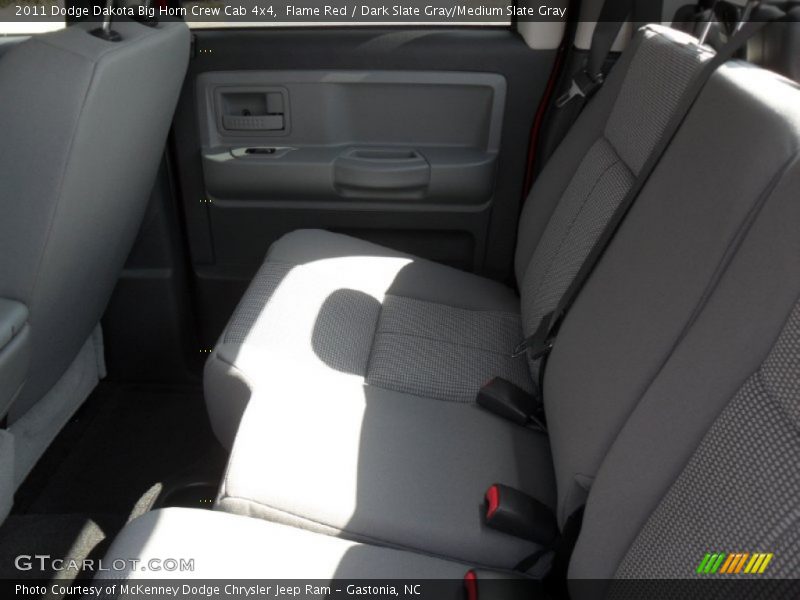 Flame Red / Dark Slate Gray/Medium Slate Gray 2011 Dodge Dakota Big Horn Crew Cab 4x4