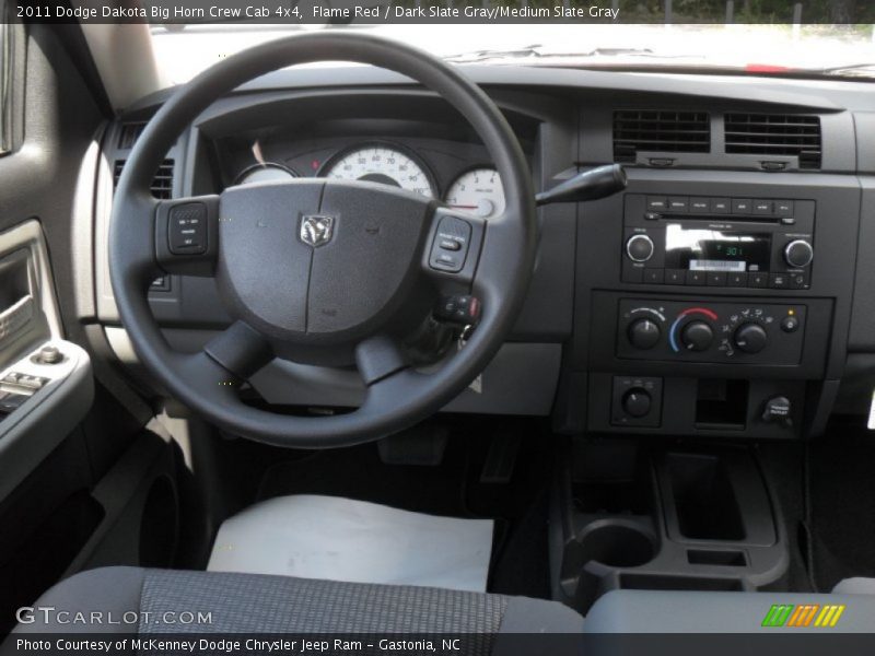 Dashboard of 2011 Dakota Big Horn Crew Cab 4x4