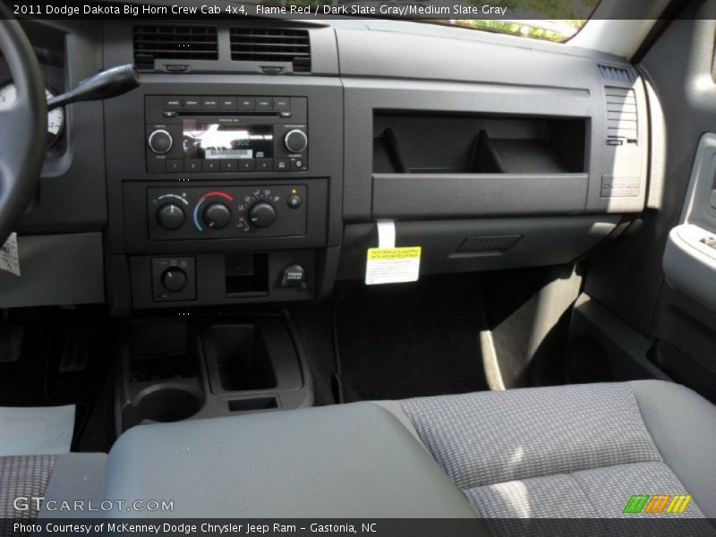 Flame Red / Dark Slate Gray/Medium Slate Gray 2011 Dodge Dakota Big Horn Crew Cab 4x4