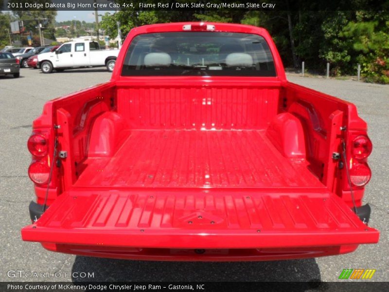 Flame Red / Dark Slate Gray/Medium Slate Gray 2011 Dodge Dakota Big Horn Crew Cab 4x4