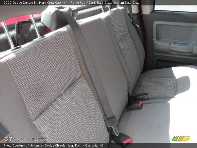 Flame Red / Dark Slate Gray/Medium Slate Gray 2011 Dodge Dakota Big Horn Crew Cab 4x4