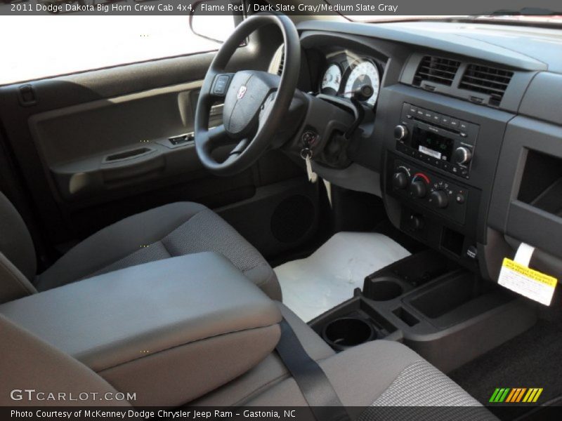  2011 Dakota Big Horn Crew Cab 4x4 Dark Slate Gray/Medium Slate Gray Interior
