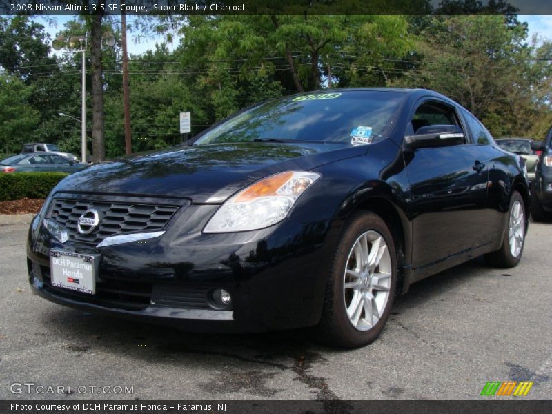 Super Black / Charcoal 2008 Nissan Altima 3.5 SE Coupe