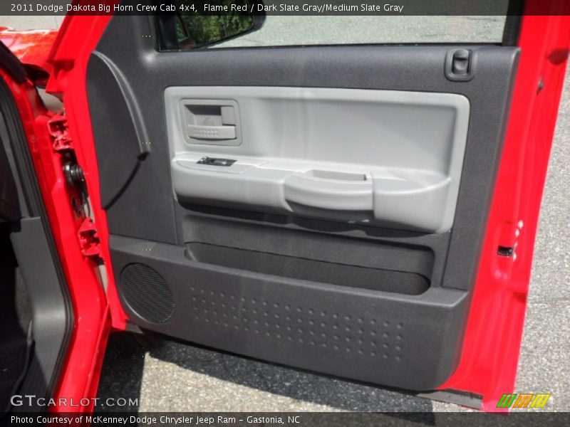 Flame Red / Dark Slate Gray/Medium Slate Gray 2011 Dodge Dakota Big Horn Crew Cab 4x4