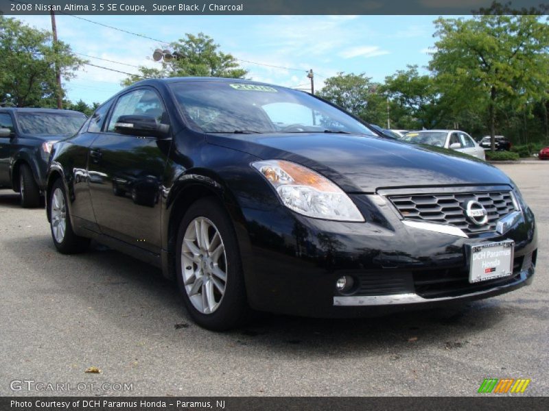 Super Black / Charcoal 2008 Nissan Altima 3.5 SE Coupe