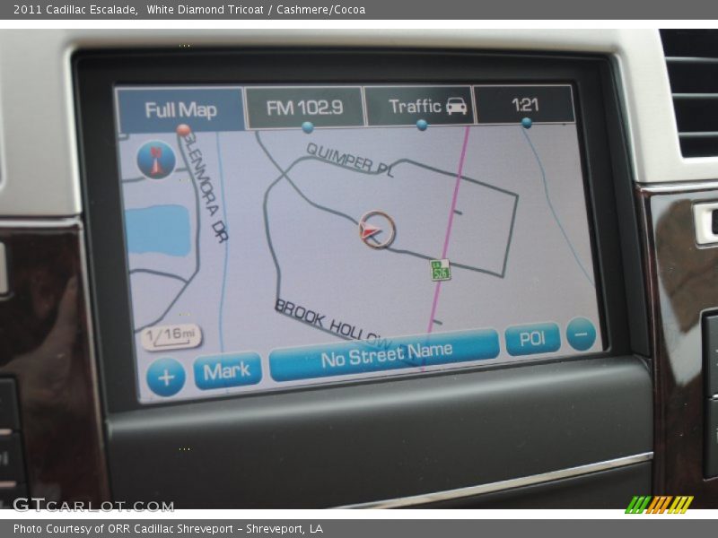 Navigation of 2011 Escalade 