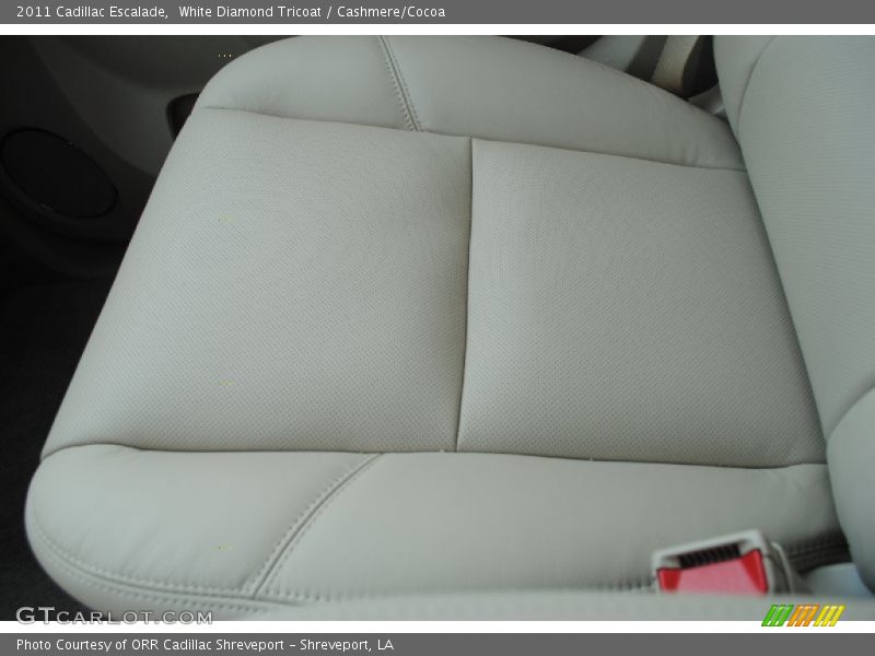 White Diamond Tricoat / Cashmere/Cocoa 2011 Cadillac Escalade