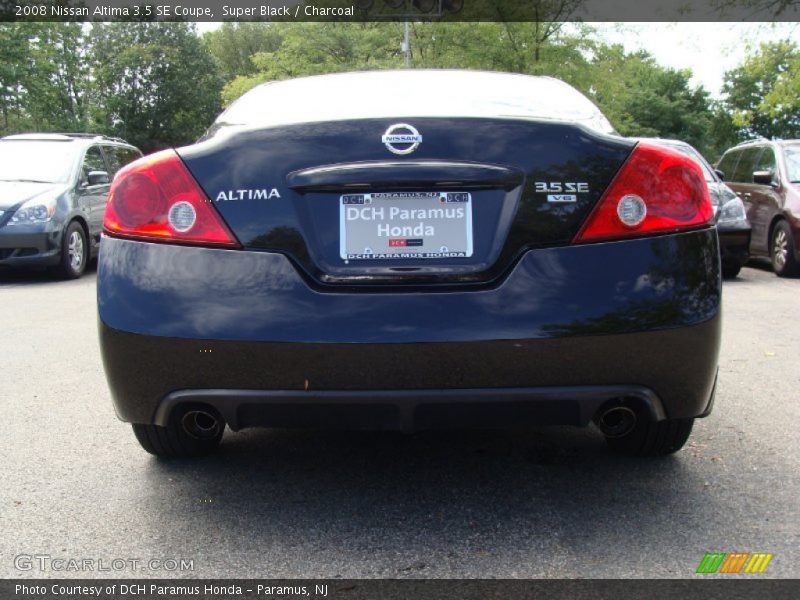 Super Black / Charcoal 2008 Nissan Altima 3.5 SE Coupe