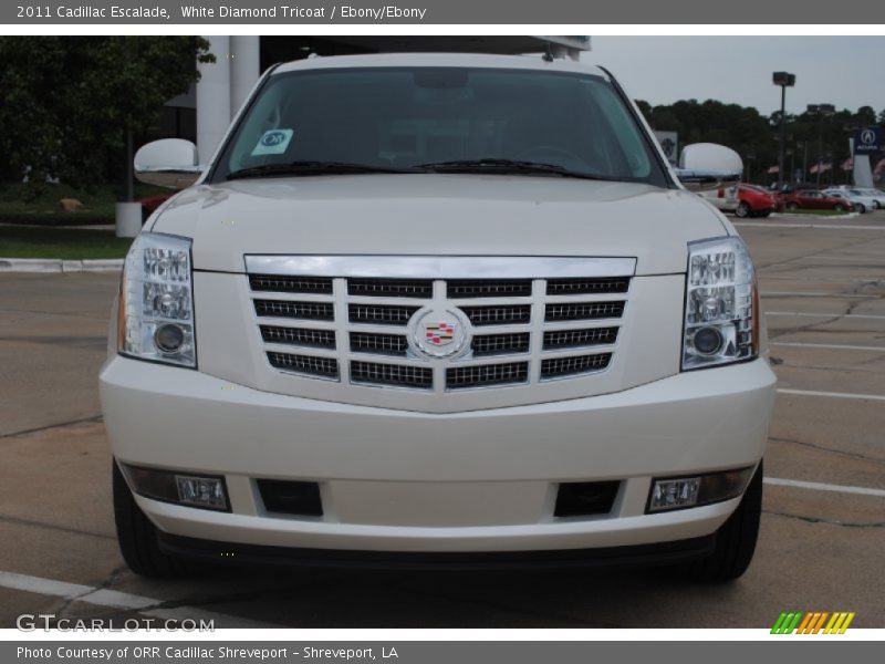 White Diamond Tricoat / Ebony/Ebony 2011 Cadillac Escalade