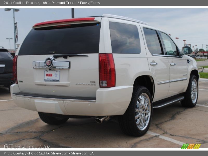 White Diamond Tricoat / Ebony/Ebony 2011 Cadillac Escalade
