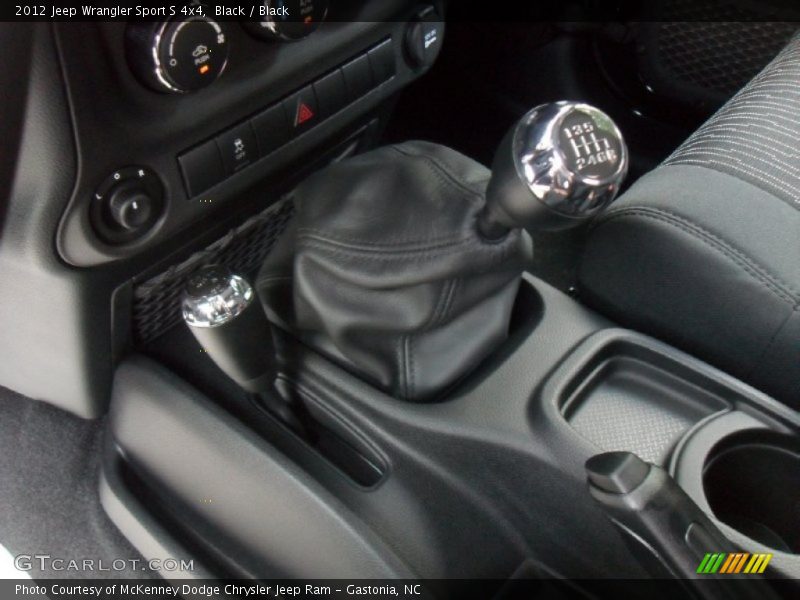  2012 Wrangler Sport S 4x4 6 Speed Manual Shifter