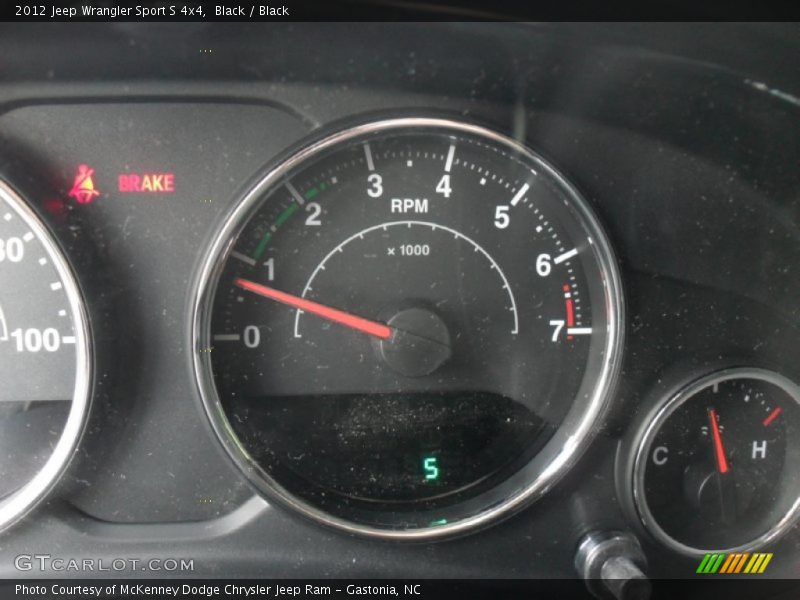 Black / Black 2012 Jeep Wrangler Sport S 4x4