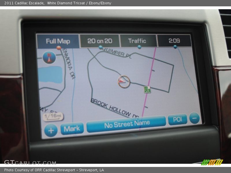 Navigation of 2011 Escalade 