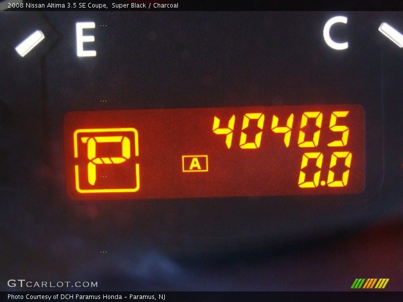 Super Black / Charcoal 2008 Nissan Altima 3.5 SE Coupe