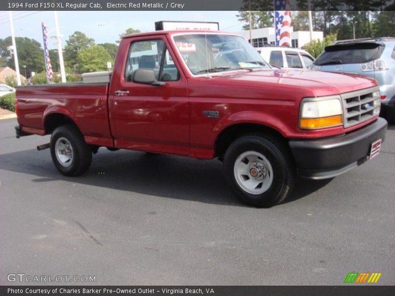  1994 F150 XL Regular Cab Electric Red Metallic