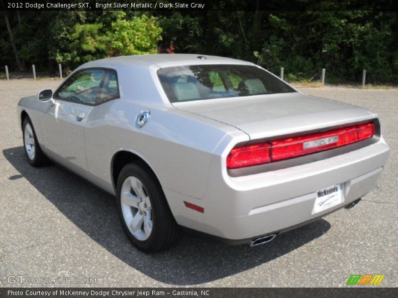 Bright Silver Metallic / Dark Slate Gray 2012 Dodge Challenger SXT