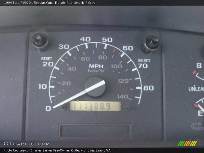  1994 F150 XL Regular Cab XL Regular Cab Gauges