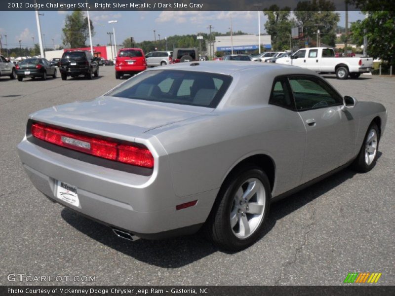 Bright Silver Metallic / Dark Slate Gray 2012 Dodge Challenger SXT