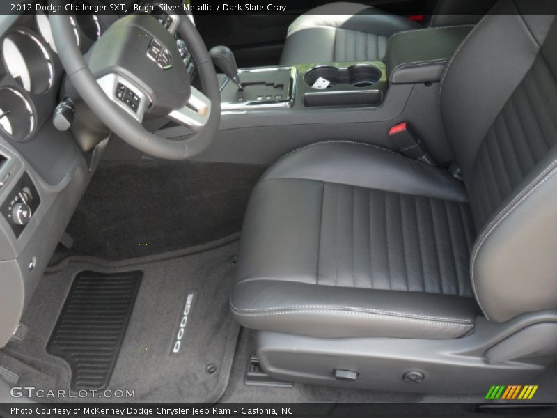 Bright Silver Metallic / Dark Slate Gray 2012 Dodge Challenger SXT