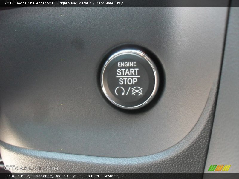 Bright Silver Metallic / Dark Slate Gray 2012 Dodge Challenger SXT
