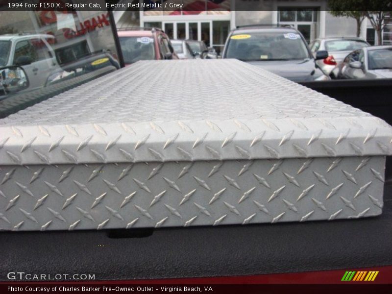 Electric Red Metallic / Grey 1994 Ford F150 XL Regular Cab