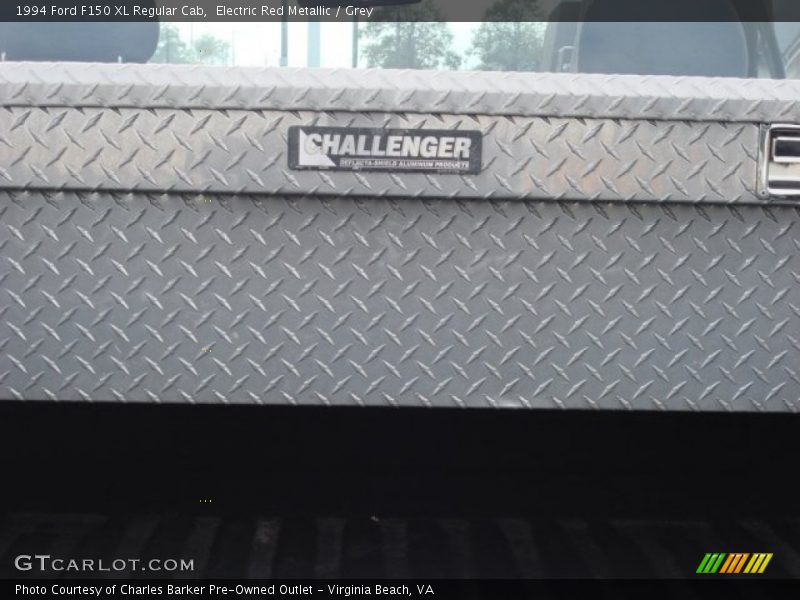 Electric Red Metallic / Grey 1994 Ford F150 XL Regular Cab