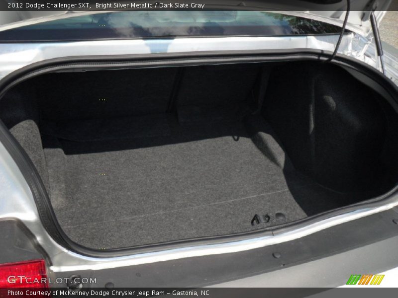 Bright Silver Metallic / Dark Slate Gray 2012 Dodge Challenger SXT