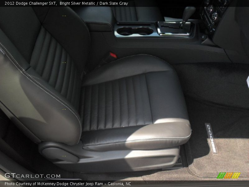 Bright Silver Metallic / Dark Slate Gray 2012 Dodge Challenger SXT