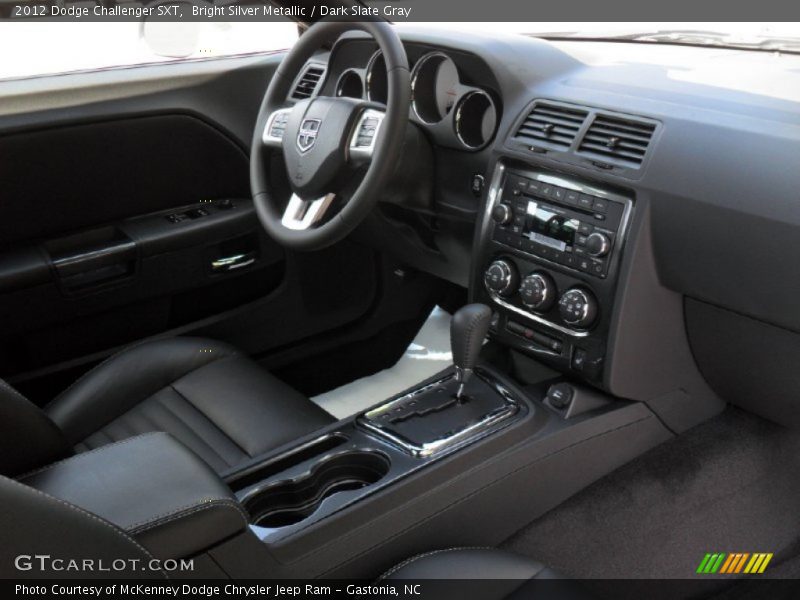 Bright Silver Metallic / Dark Slate Gray 2012 Dodge Challenger SXT