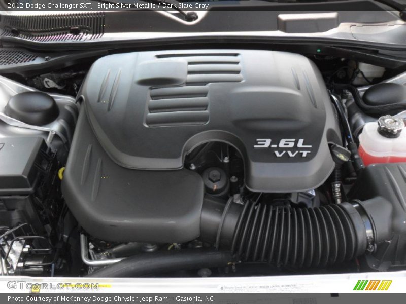 Bright Silver Metallic / Dark Slate Gray 2012 Dodge Challenger SXT