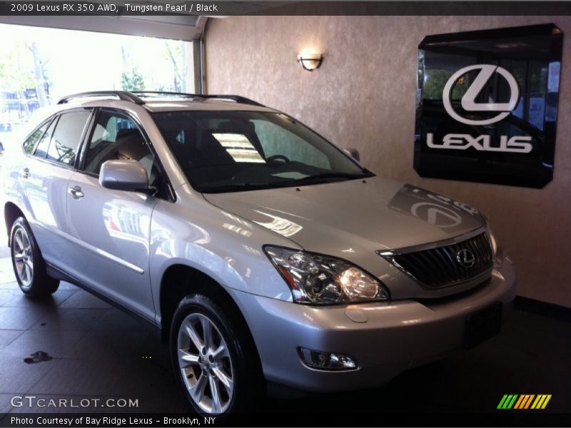 Tungsten Pearl / Black 2009 Lexus RX 350 AWD